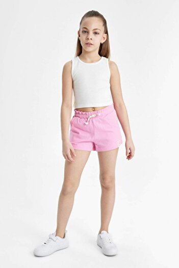 DeFacto Girl's Lace-up Waist Shorts - A2455a824hs