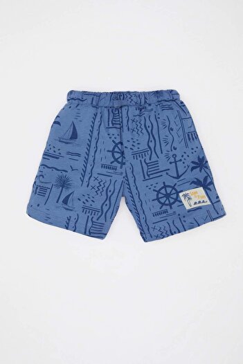 DeFacto Boy Baby Palm Patterned Shorts C9373A524SM