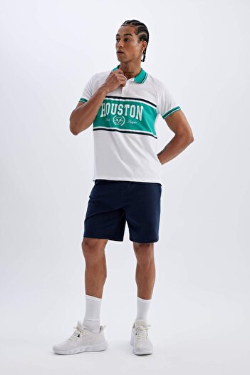 DeFacto Defactofit Standard Fit Sportsman Basic Plain Short Leg Shorts C0427Ax24Sm