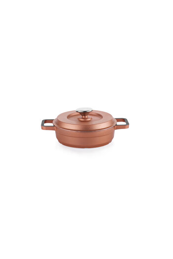 Schafer Retro Cast Mini Döküm Tencere Seti 5 Parça-Rosegold