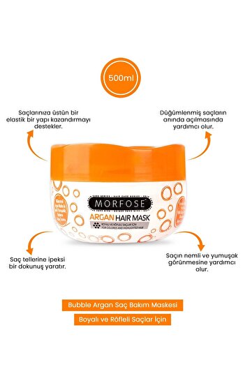 Morfose Argan Saç Maskesi 500 ml