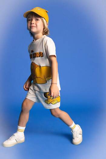 DeFacto Baby Boy Disney Lion King 2Pcs Set Crew Neck Short Sleeve T-Shirt Shorts C5351A524Sm