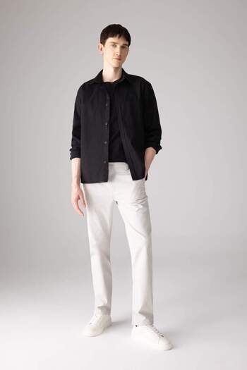 DeFacto Regular Fit Normal Kesim Gabardin Chino Kanvas Pantolon Yazlık Fermuar Cepli Düz Paça B2088AX24SP