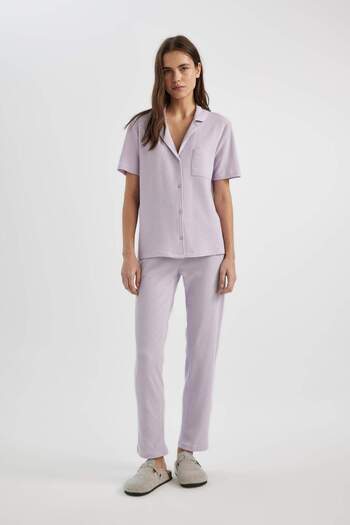 DeFacto Fall in Love Regular Fit Waffle Casual Pajama Bottoms C1481Ax24Sp