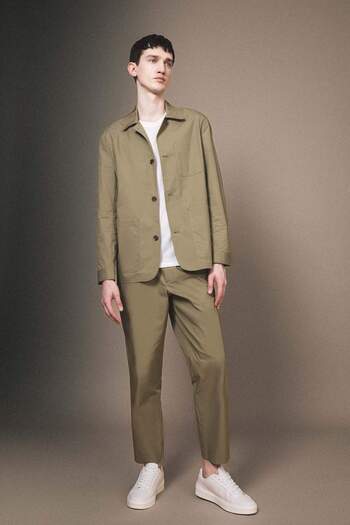 DeFacto Tapered Fit Trousers with Pockets - Straight Leg B6667Ax24Sp