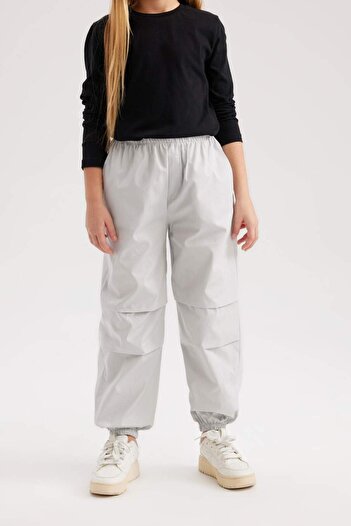 DeFacto Girl's Parachute Cotton Trousers B1115A824SM