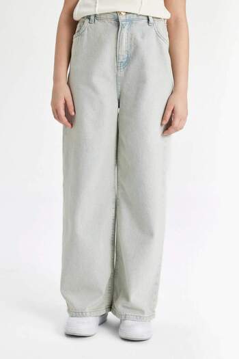 DeFacto Girls Wide Leg Wide Leg Jean Pants B9825A824Sm