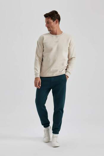 DeFacto Standard Fit Flexible Leg Thick Sweatshirt Fabric Sweatpants