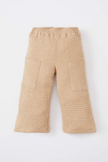 DeFacto Baby Girl Wide Wide Leg Pants with Elastic Waist C0723A524Sp