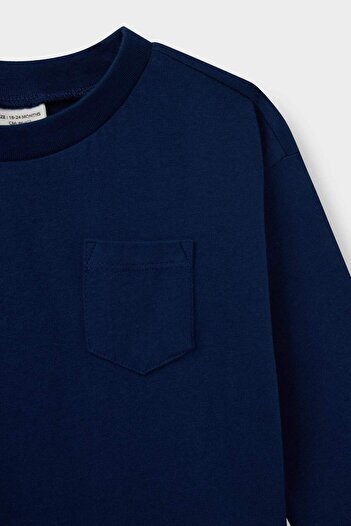 DeFacto Baby Boy Crew Neck Long Sleeve T-Shirt B7004A524Sp