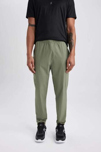 DeFacto Φούτερ Jogger Standard Fit - Cargo Pocket και ελαστικό πόδι μέσης B2779ax23au