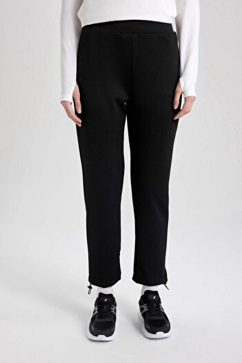 DeFacto Defactofit Jogger Sweatpants Standard Fit Short Leg with Pockets Skuba Diver Fabric A8181Ax23Au