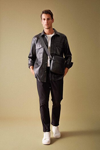 DeFacto Gabardine Trousers Tailored Regular Fit Double Leg with Pockets A5115Ax23Au