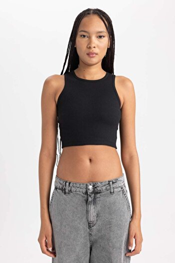 DeFacto Fitted Halter Yaka Atlet B0658AXNS