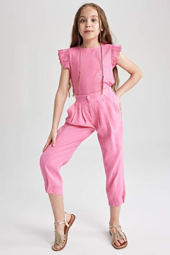 DeFacto Girl's Carrot Fit Modal Pants Z7694A623Sm