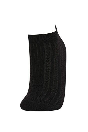 DeFacto Women's 5-Piece Cotton Booties Socks Z7531Azns