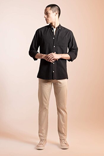 DeFacto Slim Fit Chino Canvas Pants X8022az23sp