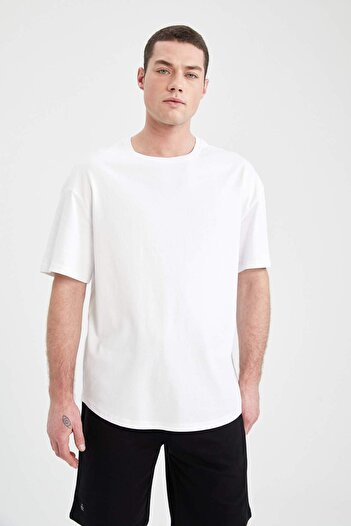 DeFacto Μπλουζάκι με κοντό μανίκι Coool Comfort Fit Crew Neck Basic W7659AZ22SP