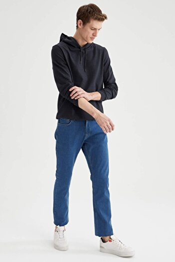 DeFacto Sergio Regular Fit Normal Fit Normal Waist Pipe Leg Jean Trousers T0044Az21Sp