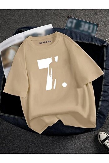 DM DOLCE MORE OVERSIZE ΠΟΔΟΣΦΑΙΡΙΣΤΗΣ ΕΚΤΥΠΩΣΗ UNISEX T-SHIRT ΕΚΤΥΠΩΣΗ