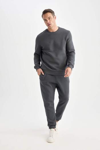 DeFacto Regular Fit Basic Jogger Sweatpants U7438AZNS