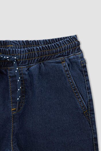 DeFacto Pantaloni de blugi pentru băiat, cu talie elastică, cu croiala normală T3338A621SP