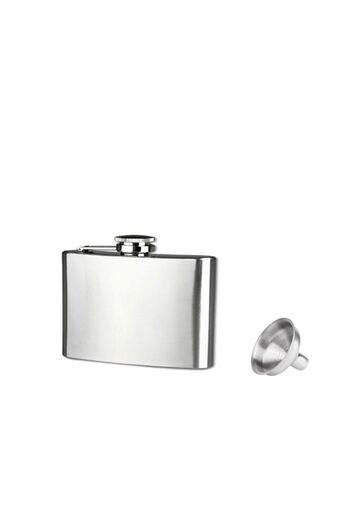 Güneş Weather Forecast Steel 4 oz 120 ml Liquor Flask Py48-4