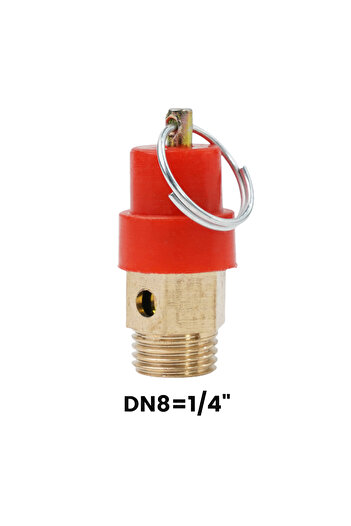 Choice 1-4 1Pcs Brass 1/4" 1/8" BSP Air Compressor Pressure Safety Relief Valve Replacement 120PSI Air Pump
