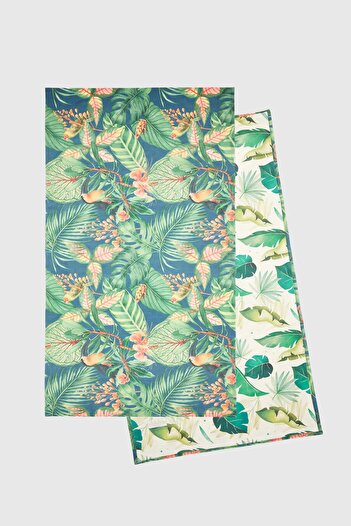 D'S Damat Ds Groom Green Beach Towel Microfiber 85X150 cm Super Absorbent Sand-Free Towel