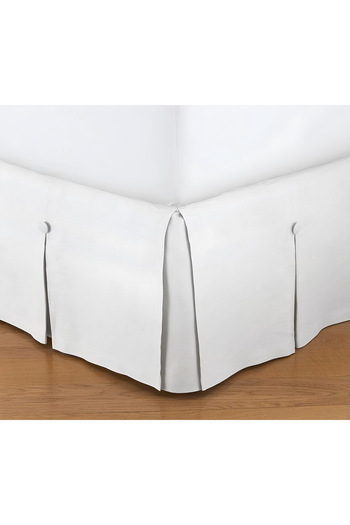 METİNEV White Button Decorated Linen Base Skirt