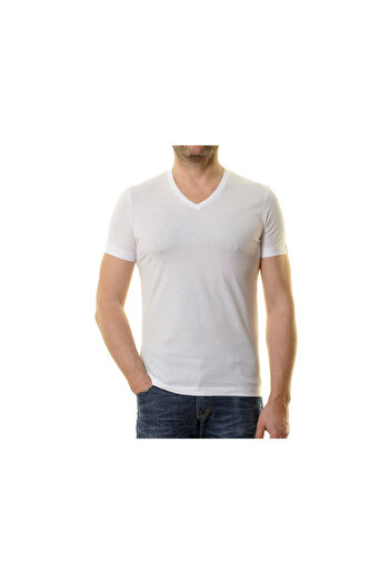Ragman Rundhals T-Shirt für Herren in schwarz