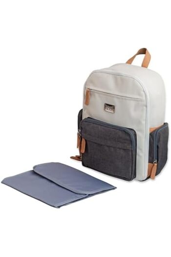 Moon Rocco Diaper Backpack, Waterproof, With Multiple Pockets, Changing Pad, Stroller Stra