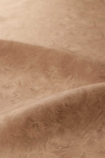 Bursa İpek Twill Silk Scarf - Mink Brush Pattern