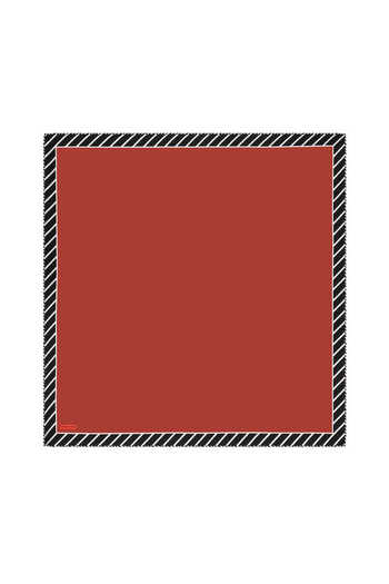 Bursa İpek Twill Silk Scarf - ClarEt REd LinE PattErn