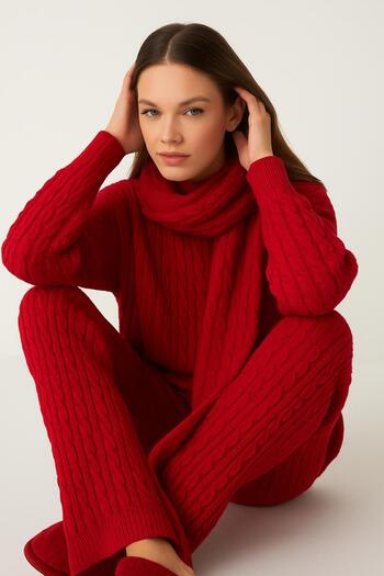 AGD COLLECTİON Atkili Knitwear Suit