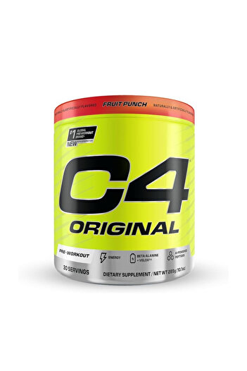 Cellucor C4 Original Pre workout Fruit Punch, 30 Servings, Hard Hitting Energy