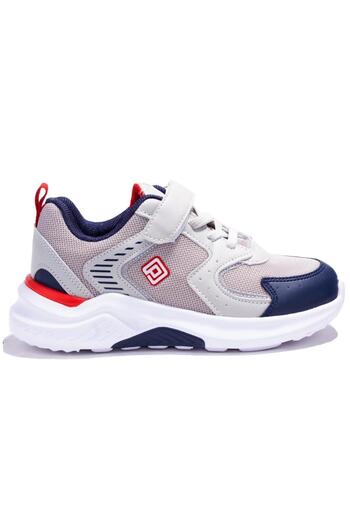 pepino 1425 Orthopedic Daily Gray Red Boys' Sports Shoes