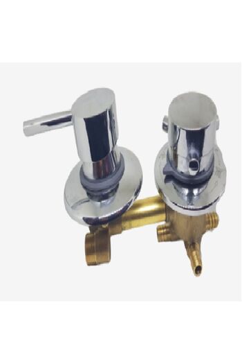 AYRINTISHOP Banyo Duşakabin Kompakt Batarya 4 Yollu Modelleri - 9cm Lik