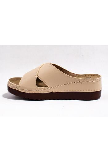 DAGOSTER DZA37-3029 Μπεζ καθημερινές ορθοπεδικές γυναικείες παντόφλες