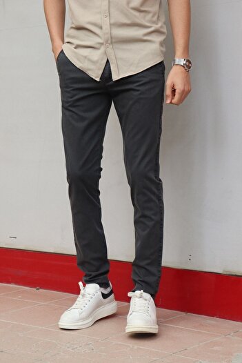 inpool Summer Pocket Embroidery Detail Sulfide Men's Trousers