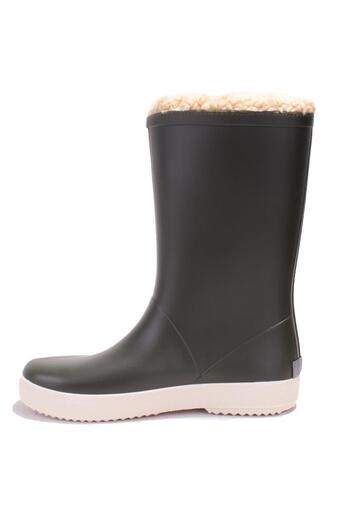 IGOR İgor W10207cn Splash Nautico Borreguito Haki Ortopedik Kürklü Erkek Çocuk Yağmur Çizme