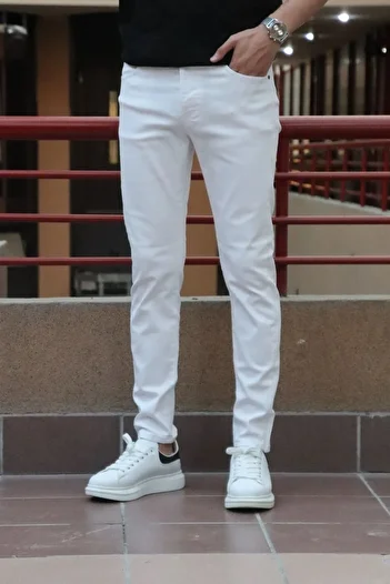 inpool Ανδρικό παντελόνι Gabardine 085 - Slim-fit, Slim-fit