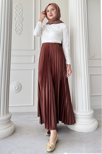 InStyle Πλισέ φούστα μαύρη
