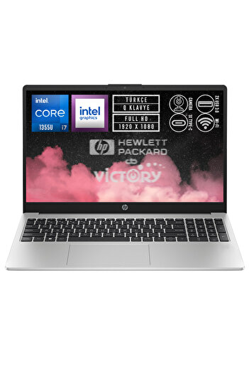 HP 250 G10 i7-1355U 64GB 2TB SSD 15.6" FHD Freedos Taşınabilir Bilgisayar 8A541EA 11