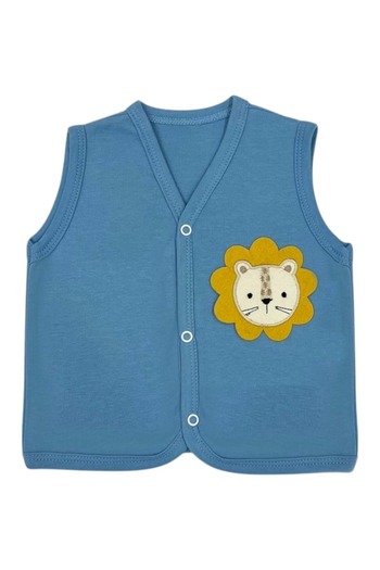 Babexi Lion Men's Vest Blue