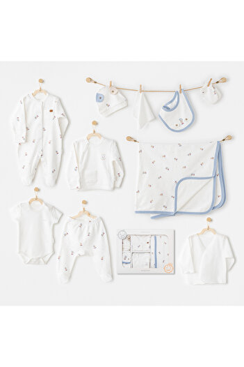 andywawa Baby Hospital Exit 10 Pcs Newborn Set Rainbow