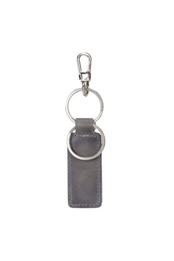 PLM Mina Leather Keychain Vs4Ef Gray