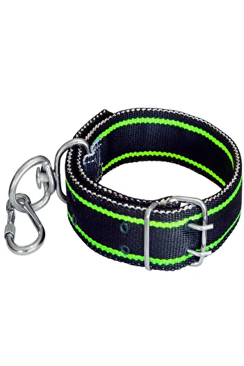 ALETÇANTAM Double Buckle Dog Collar Large Breed 82cm Palaska Kangal Leash with Locking Carabiner