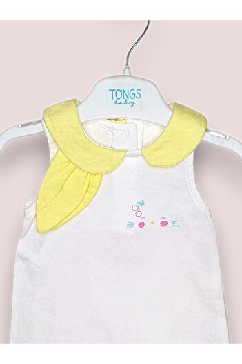 Tongs Baby Kız Bebek Tütülü Tulum Yarım Yazlık Çıkarılabilir Tüllü