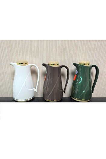 TOM Smith Vacuum Flask, 1L, Assorted Durable, Insulated Bottle for Hot & Cold Drinks, Leakproof,